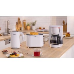 Toaster - BOSCH -  TAT2M121 MyMoment - Blanc - 2 tranches - centrage automati...
