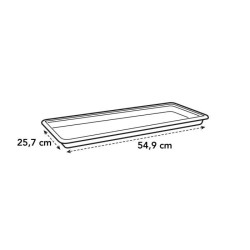 ELHO Soucoupe pour jardiniere Green Basics 60 - Vivre noir - Extérieur - XXL ...