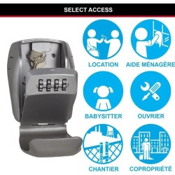 Boite a clés sécurisée - MASTER LOCK - 5415EURD - Produit certifié - Select A...