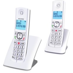 Téléphone sans fil - ALCATEL - F530 Duo - 2 combinés, blocage d'appels, mains...