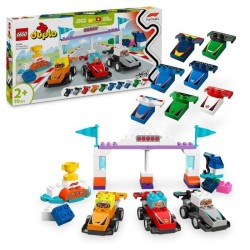 LEGO DUPLO Ma ville 10445 Voitures de course et pilotes d'une écurie de F1 - ...