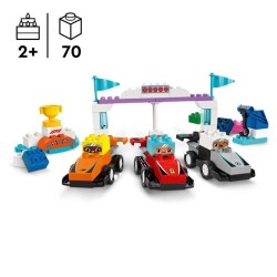 LEGO DUPLO Ma ville 10445 Voitures de course et pilotes d'une écurie de F1 - ...