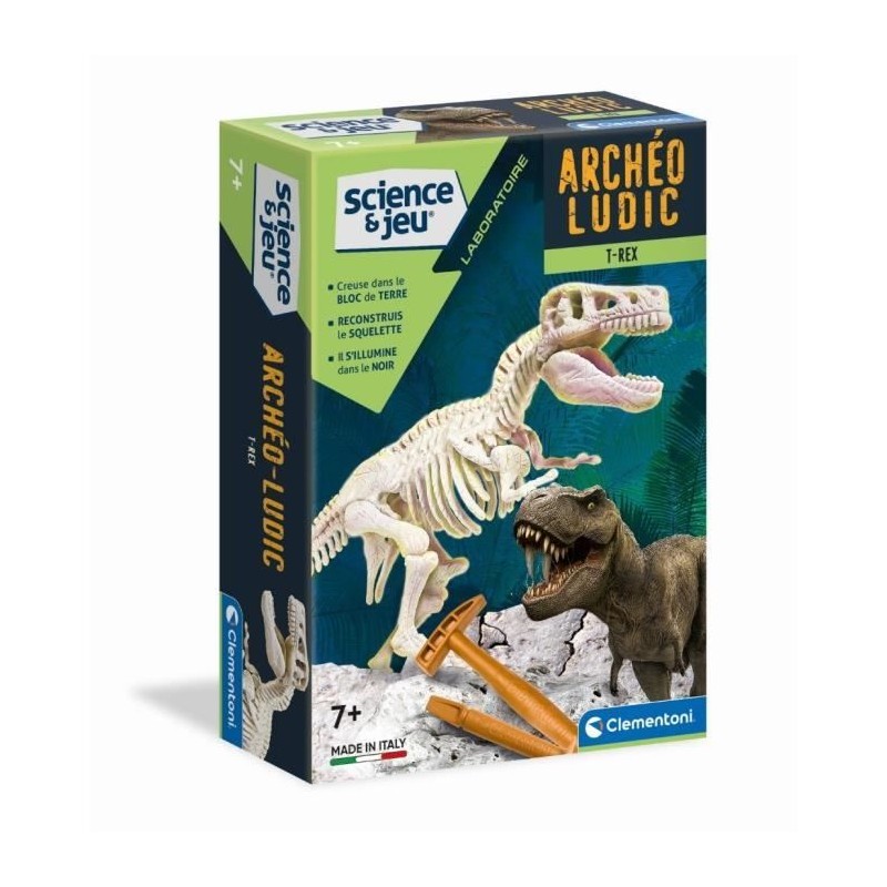 Clementoni - Science & Jeu - Archéo Ludic - T-Rex