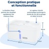 Fontaine a eau - PETSAFE - VIVA - 4,1 L - Blanc
