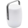 Lanterne sans fil - LUMISKY - LUCY ROCK - H31 cm - Poignée aluminium - LED bl...