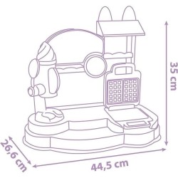 Gabby et la Maison Magique - Marchande de glaces - Smoby - 20 Accessoires - F...