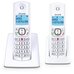 Téléphone sans fil - ALCATEL - F530 Duo - 2 combinés, blocage d'appels, mains...