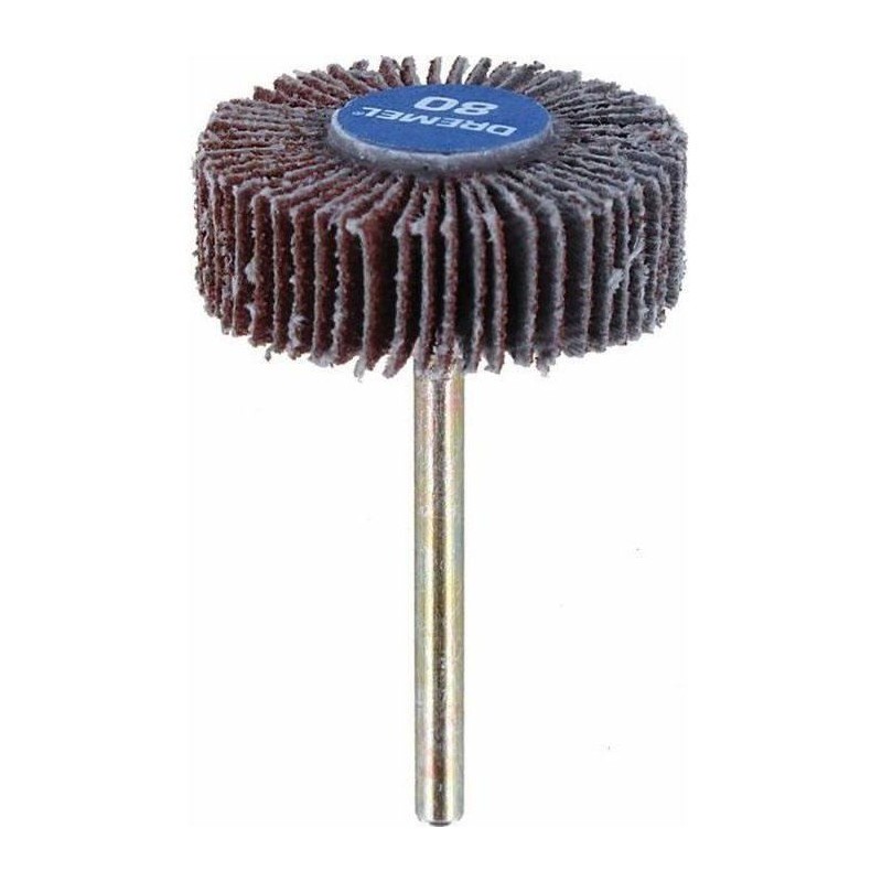 Polissoir a lamelles DREMEL 502 (Grain 80, Diametre 28,6mm, Pour Poncer avec ...