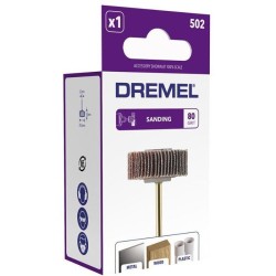 Polissoir a lamelles DREMEL 502 (Grain 80, Diametre 28,6mm, Pour Poncer avec ...