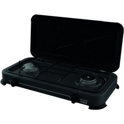 Réchaud a gaz - INCASA - 016465 - 2 feux - Puissance 3,4 kW - Dimensions 63x2...