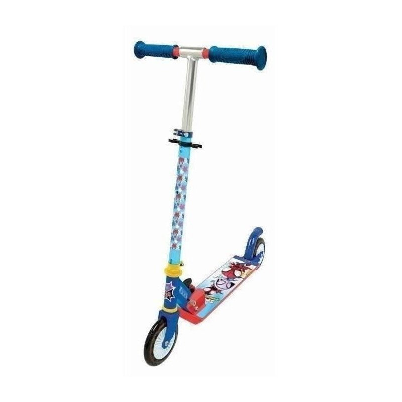 SMOBY - Spidey - Patinette 2 roues pliable - Strucure métale - Petite trottin...