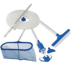 Kit d'entretien pour piscine hors sol Vac+ - INTEX - 28003 - Aspirateur, épui...