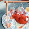 INGENUITY Tapis d'éveil bébé Sun Valley, arche de jeu en bois - 3 jouets amov...