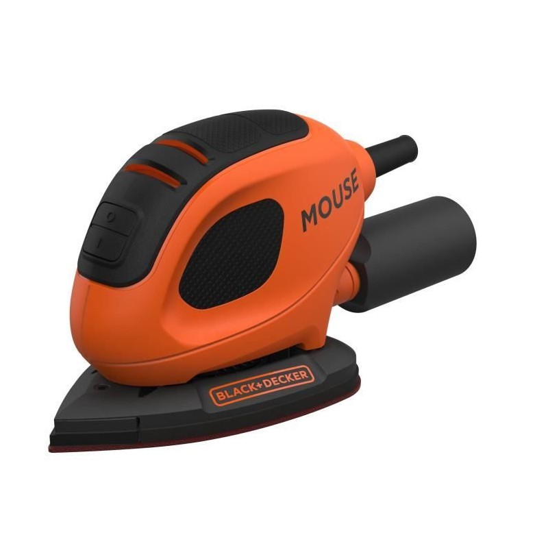 Ponceuse de détail filaire - BLACK+DECKER - BEW230-QS - 55W - 6 abrasifs