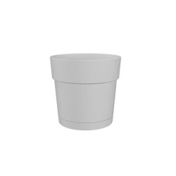 ARTEVASI Pot de fleurs rond CAPRI LARGE - Plastique - Réservoir d'eau - diame...