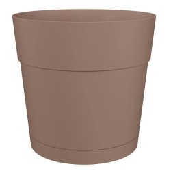 ARTEVASI Pot de fleurs rond CAPRI LARGE - Plastique - Réservoir d'eau - diame...