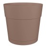 ARTEVASI Pot de fleurs rond CAPRI LARGE - Plastique - Réservoir d'eau - diame...