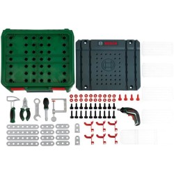 Mallette établi Bosch avec visseuse électronique Ixolino II et accessoires - ...