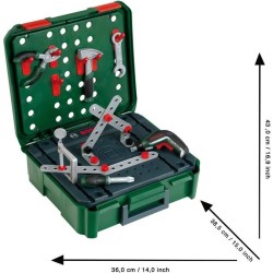 Mallette établi Bosch avec visseuse électronique Ixolino II et accessoires - ...