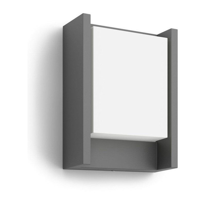 Applique murale - PHILIPS - Arbour - 4000K - Anthracite - 1x6 W - IP44