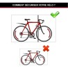 Antivol Vélo U - MASTER LOCK - 8279EURDPRO - Acier Cémenté, Clé, Certifié