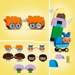 LEGO 10423 DUPLO Ma Ville Personnages a Construire aux Différentes Émotions, ...