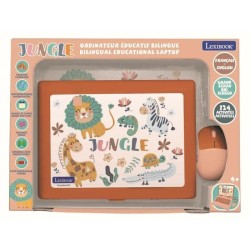 Lexibook - Ordinateur éducatif coloris Animaux – 124 activités (Français/Angl...