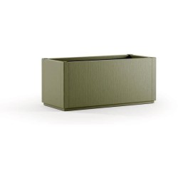 STEFANPLAST Bac a fleurs/Jardiniere ETHICA rectangulaire 80 cm  - 100x43x35 c...