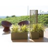 STEFANPLAST Bac a fleurs/Jardiniere ETHICA rectangulaire 80 cm  - 100x43x35 c...