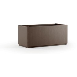 STEFANPLAST Bac a fleur/Jardiniere ETHICA rectangulaire 80 cm  - 80x36x35cm -...