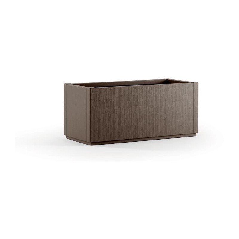 STEFANPLAST Bac a fleur/Jardiniere ETHICA rectangulaire 80 cm  - 80x36x35cm -...