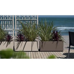 STEFANPLAST Bac a fleur/Jardiniere ETHICA rectangulaire 80 cm  - 80x36x35cm -...