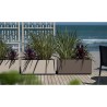 STEFANPLAST Bac a fleur/Jardiniere ETHICA rectangulaire 80 cm  - 80x36x35cm -...