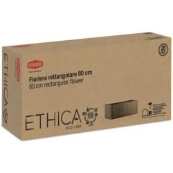 STEFANPLAST Bac a fleur/Jardiniere ETHICA rectangulaire 80 cm  - 80x36x35cm -...