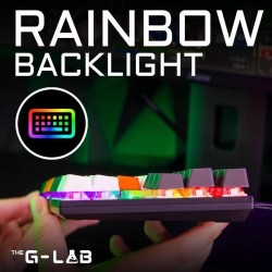 Clavier Gaming - THE G-LAB - KEYZ-MERCURY-C/FR - Mécanique - TKL - 3coloris B...