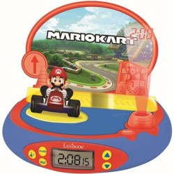 Lexibook - Super Mario - Réveil Projecteur -  Veilleuse et Projection de l'he...