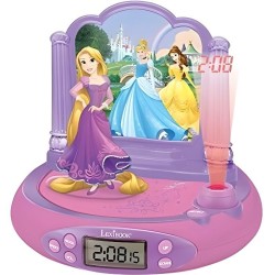 Lexibook - Disney Princesses Raiponce - Réveil Projecteur -  Veilleuse et Pro...