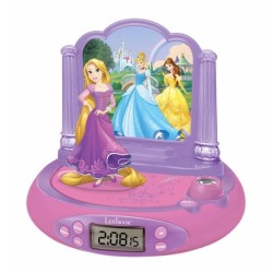Lexibook - Disney Princesses Raiponce - Réveil Projecteur -  Veilleuse et Pro...