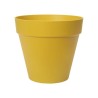 ELHO Pot de fleurs rond Loft Urban 25 - Extérieur - Ø 24,5 x H 22,2 cm - Jaun...