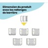 Barriere de sécurité enfant Easy Close Metal - SAFETY 1ST - Réglable de 73 a ...
