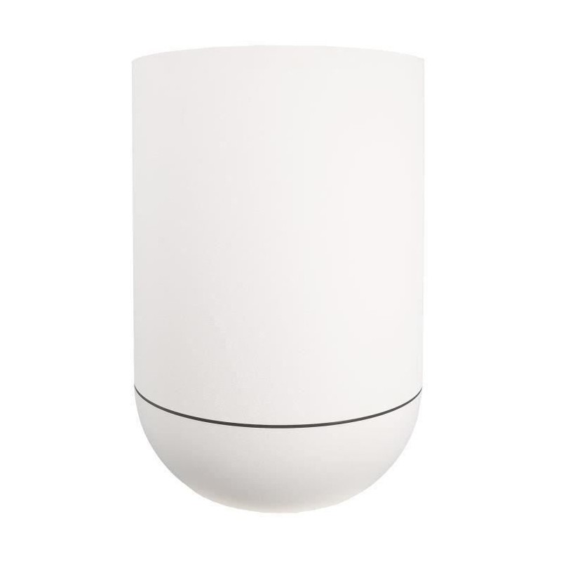 Bac a fleurs rond - RIVIERA - GRANIT TULIPE - Plastique - D40 x H57 cm - Blanc