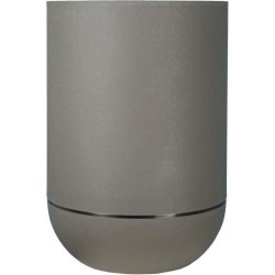 Pot de fleurs - RIVIERA - Granit Tulipe - D40 H57 cm - Gris