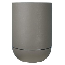 Pot de fleurs - RIVIERA - Granit Tulipe - D40 H57 cm - Gris