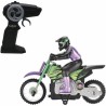 Moto Crosslander LEXIBOOK - Radiocommande 2.4 Ghz - Cascade extreme avec effe...