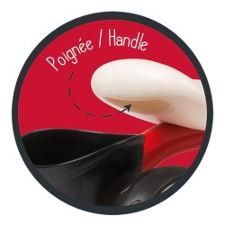 Porteur Métal Rookie - Rouge - SMOBY - Pour Enfant des 12 mois - 4 roues sile...