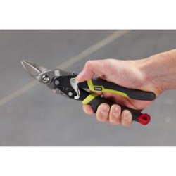 Jeu de 3 cisailles aviation - RYOBI - Universelle, passe-franc droite, passe-...