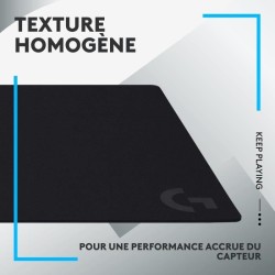 Tapis de souris gamer - Logitech G - G840 - Noir