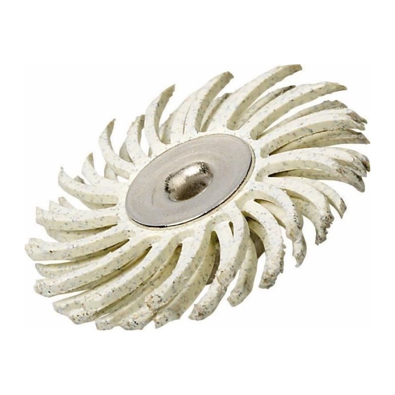 Brosse abrasive de précision DREMEL S472 - Diametre 25mm - Grain 120 - Pour P...