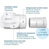 Systeme filtration a eau BRITA - ON TAP - Jusqu'a 4 mois d'eau filtrée - 3 mo...