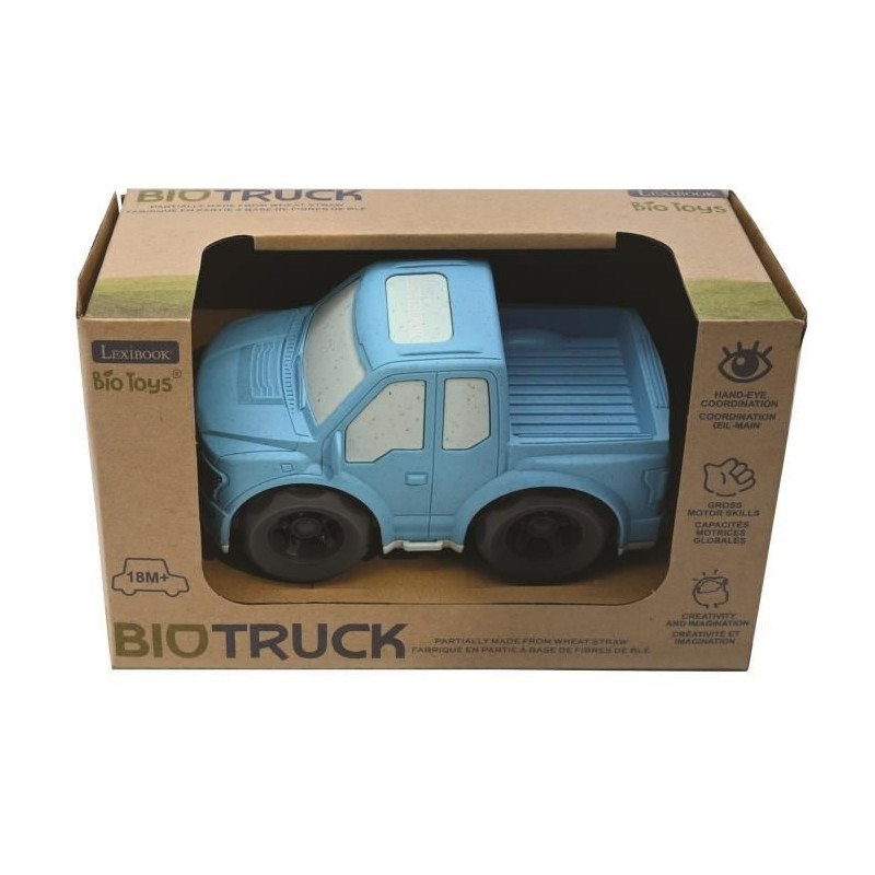 Petite voiture - LEXIBOOK - Pick-up bleu - Fibres de blé recyclables - Pour b...